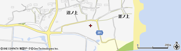 福島県南相馬市小高区塚原（浜田）周辺の地図