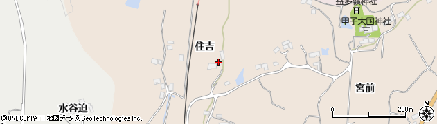 福島県南相馬市小高区大井（住吉）周辺の地図
