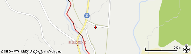 福島県二本松市馬場平194周辺の地図