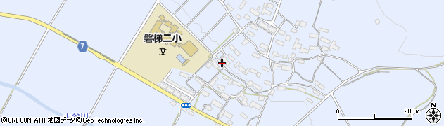 福島県磐梯町（耶麻郡）大谷（上ノ前）周辺の地図