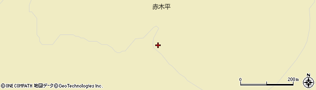 福島県郡山市熱海町石筵（赤木平）周辺の地図