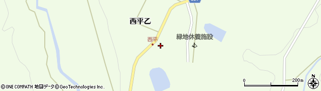 福島県西会津町（耶麻郡）野沢（西平乙）周辺の地図