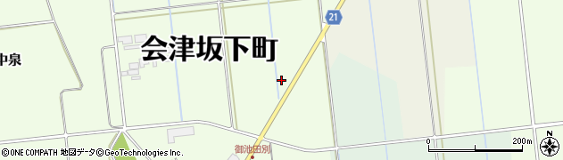 喜多方会津坂下線周辺の地図