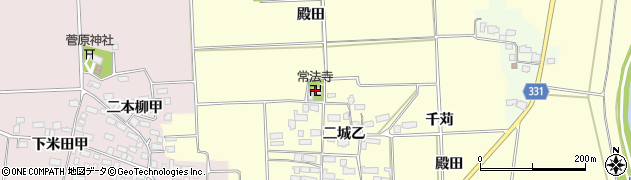 常法寺周辺の地図