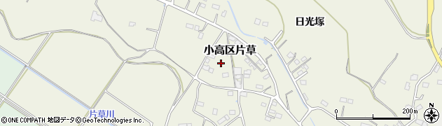 福島県南相馬市小高区片草（西堂）周辺の地図