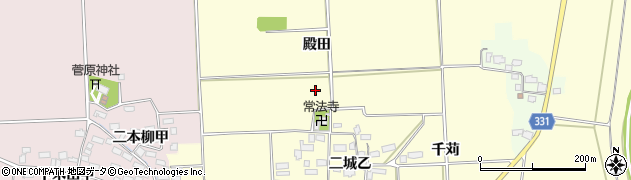 福島県湯川村（河沼郡）三川（殿田）周辺の地図