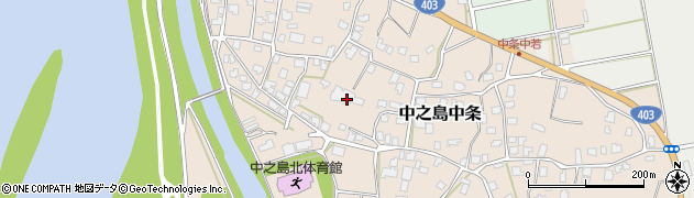 中条児童館周辺の地図