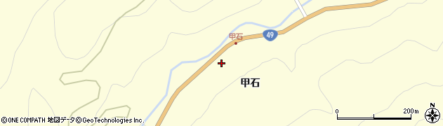 福島県西会津町（耶麻郡）睦合（甲石甲）周辺の地図