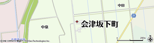 福島県河沼郡会津坂下町中泉39周辺の地図