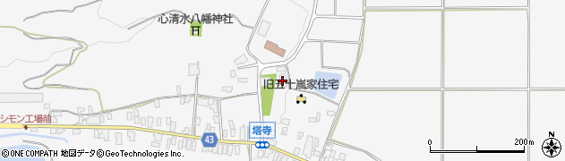 恵隆寺周辺の地図
