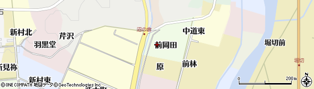 福島県猪苗代町（耶麻郡）前岡田周辺の地図