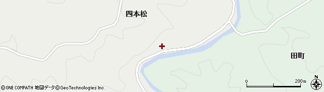 福島県二本松市長折四本松348周辺の地図