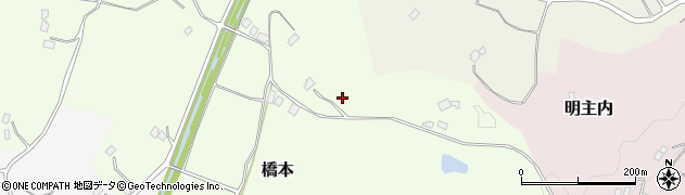 福島県二本松市橋本127周辺の地図