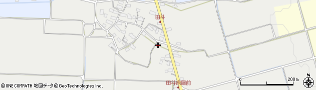 福島県会津若松市河東町岡田（方便）周辺の地図