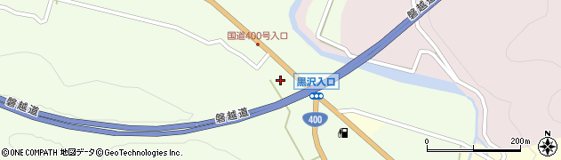福島県耶麻郡西会津町野沢古四王原周辺の地図