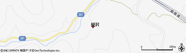 福島県西会津町（耶麻郡）束松（田中丁）周辺の地図