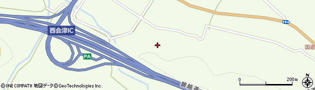 福島県西会津町（耶麻郡）野沢（小山ノ下甲）周辺の地図