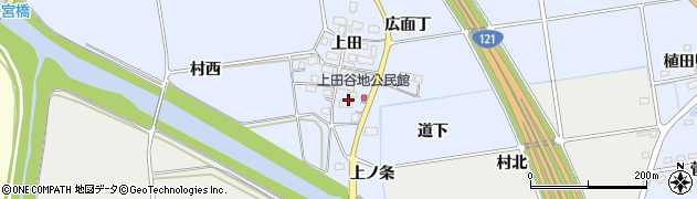 福島県湯川村（河沼郡）湊（上田丁）周辺の地図