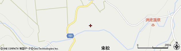 福島県会津坂下町（河沼郡）束松（東田甲）周辺の地図
