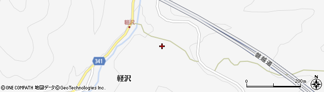 福島県西会津町（耶麻郡）束松（東沢丁）周辺の地図