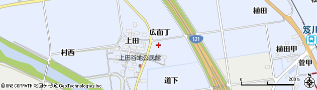 福島県湯川村（河沼郡）湊（広面丁）周辺の地図