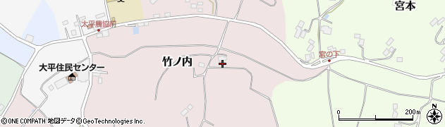 福島県二本松市竹ノ内532周辺の地図