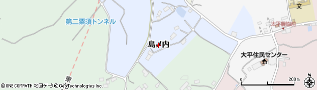 福島県二本松市島ノ内周辺の地図