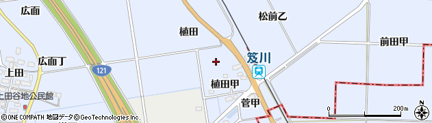 福島県湯川村（河沼郡）湊（松前）周辺の地図