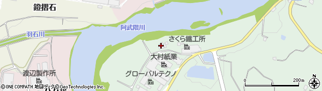 阿部石材平石高田工場周辺の地図