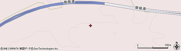 福島県西会津町（耶麻郡）尾野本（蕨野乙）周辺の地図