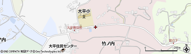 福島県二本松市竹ノ内238周辺の地図