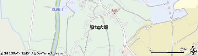 福島県二本松市原セ大畑周辺の地図