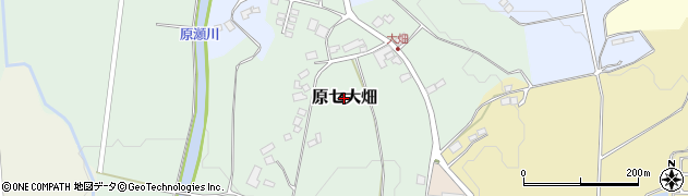 福島県二本松市原セ大畑周辺の地図
