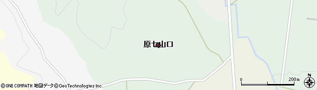 福島県二本松市原セ山口周辺の地図