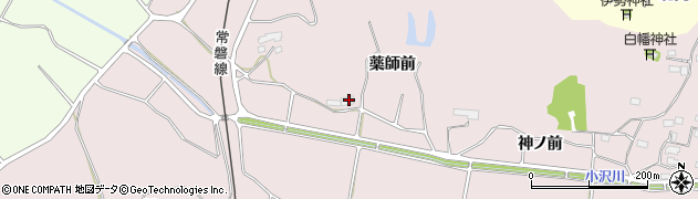 福島県南相馬市原町区堤谷（薬師前）周辺の地図