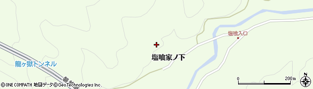 福島県西会津町（耶麻郡）野沢（塩喰）周辺の地図