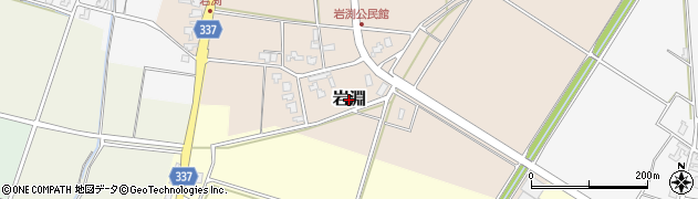 新潟県三条市岩淵周辺の地図