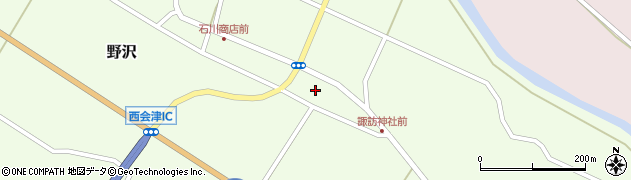 福島県西会津町（耶麻郡）野沢（古町甲）周辺の地図