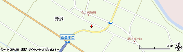 福島県西会津町（耶麻郡）野沢（地尻甲）周辺の地図