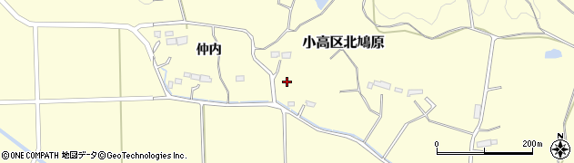 福島県南相馬市小高区北鳩原（柿木下）周辺の地図