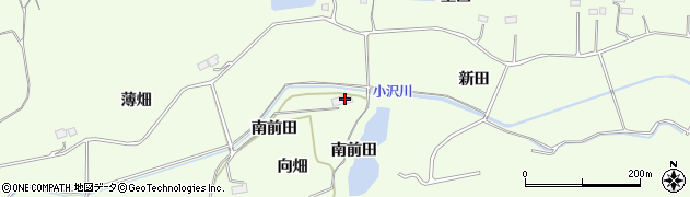 福島県南相馬市原町区小木迫（向畑）周辺の地図