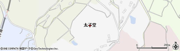 福島県二本松市太子堂周辺の地図