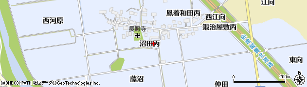 福島県湯川村（河沼郡）湊（沼田丙）周辺の地図