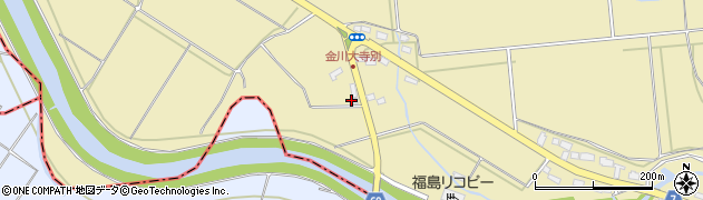 福島県喜多方市塩川町金橋礫ノ宮周辺の地図
