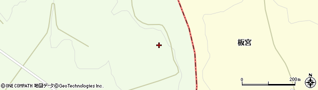 福島県川俣町（伊達郡）山木屋（八木東）周辺の地図