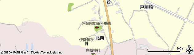 福島県南相馬市原町区下江井北向190周辺の地図