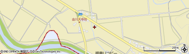福島県喜多方市塩川町金橋（タイケン田）周辺の地図
