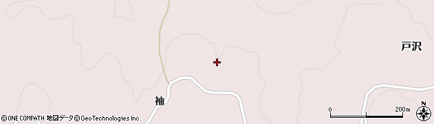 福島県二本松市戸沢（上袖）周辺の地図