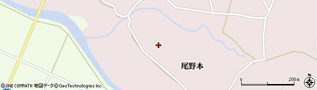 福島県西会津町（耶麻郡）尾野本（四百苅乙）周辺の地図