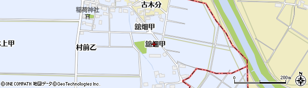 福島県湯川村（河沼郡）湊（舘畑）周辺の地図